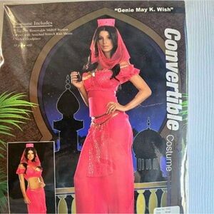 Halloween 3pc Deluxe Convertible Genie Costume